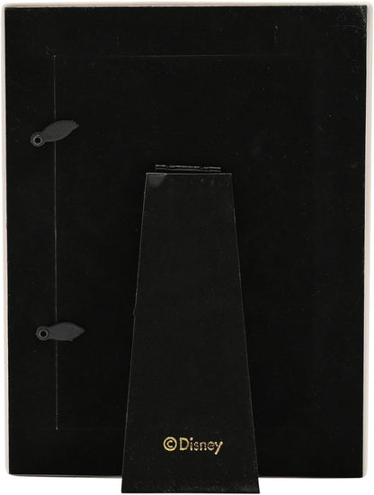 Black Disney branded product on a black background