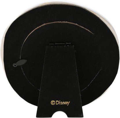 Black stand with Disney logo on a white background