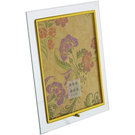 Sixtrees Flat Bevelled Glass Gold 10x8 Photo Frame