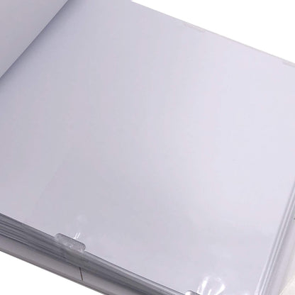 Close-up of a clear plastic sheet  on a white background
