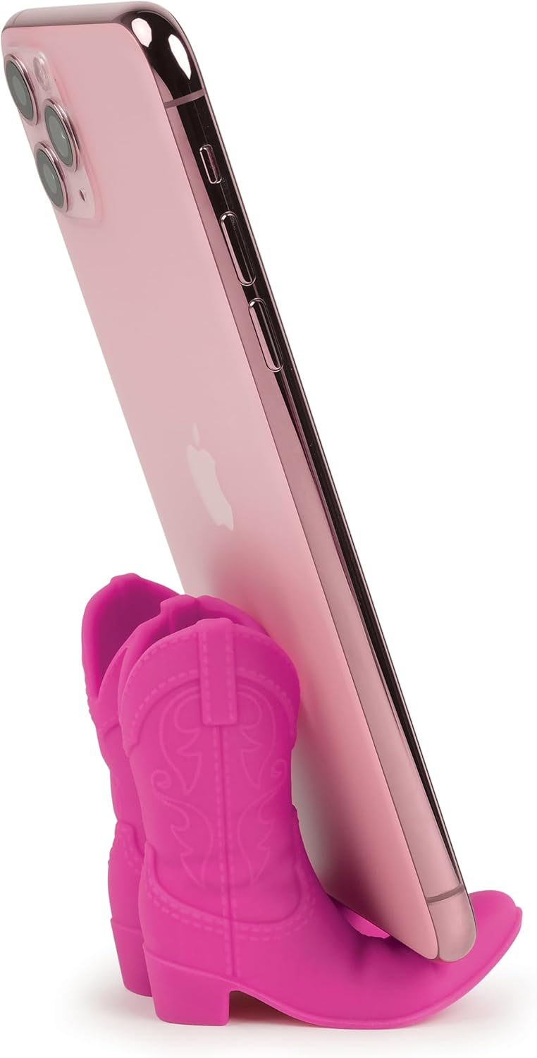 Fred Studio Giddy Up Boot Phone Holder – Fun Silicone Smartphone Stand