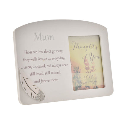 Thoughts of You Memorial Photo Frame - 3x2.5 Inch Photo - Mum