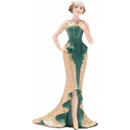 Broadway Belles "Marie", Emerald Green Dress, Small Figurine