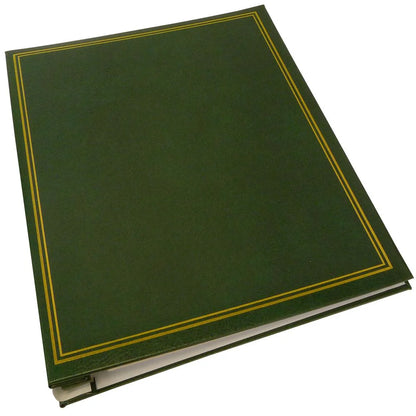 Dorr Classic Self Adhesive Refillable Green Photo Album - 40 Sides Overall Size 13.25x10.5inch