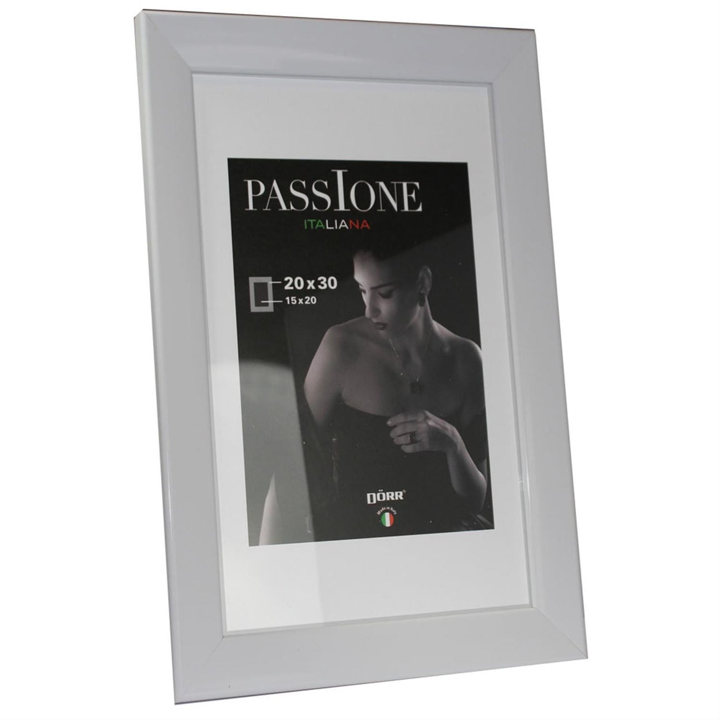 Dorr Lack White 12x8 Plastic Photo Frame