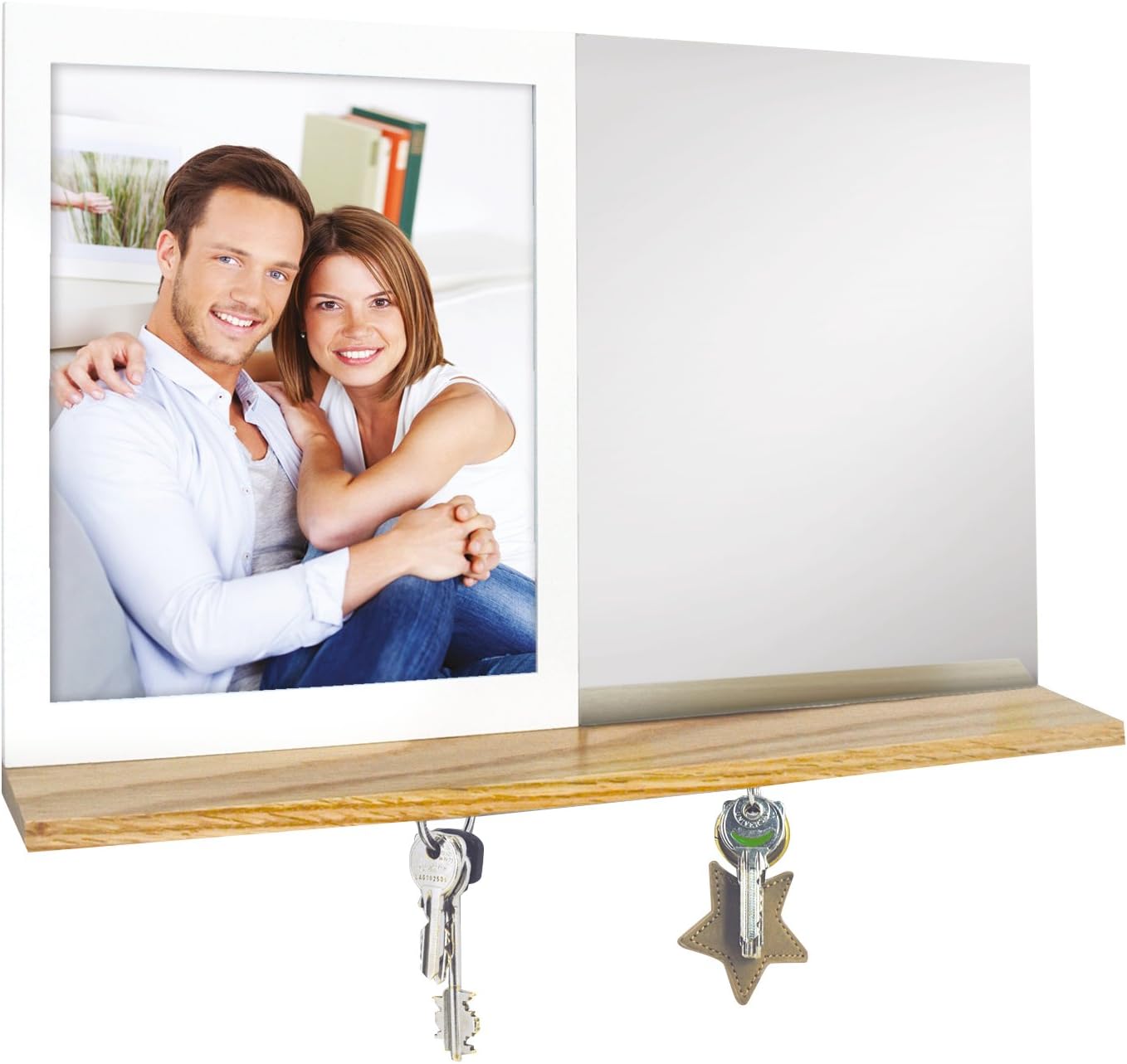 Mirror Photo Frame for 10x8" Photo