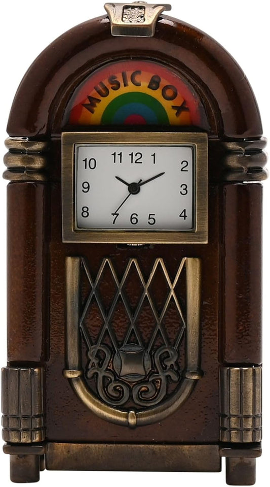 Juke Box Miniature Clock