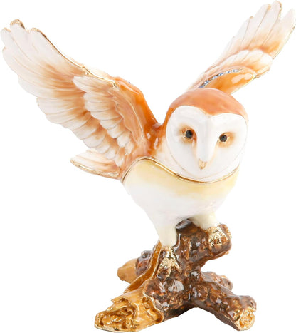 Owl Trinket Box - Wings Out