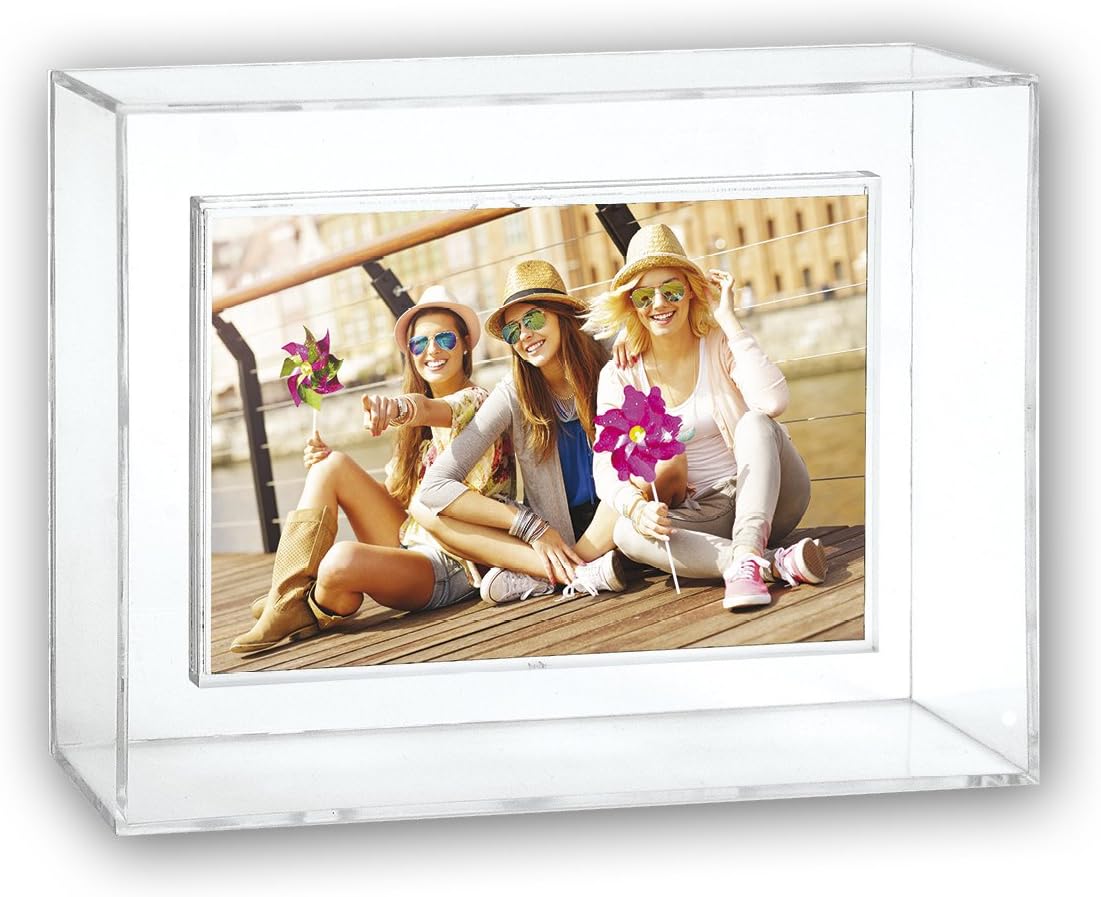 Clear Neon 6x4 Photo Frame