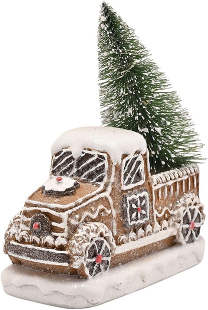 Truck with tree in back