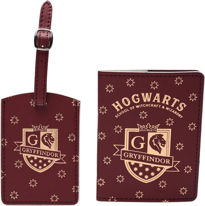 Harry Potter Passport Cover and Luggage Tag - Gryffindor