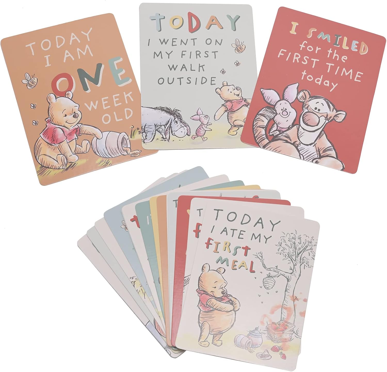 Winnie the Pooh milestone cards