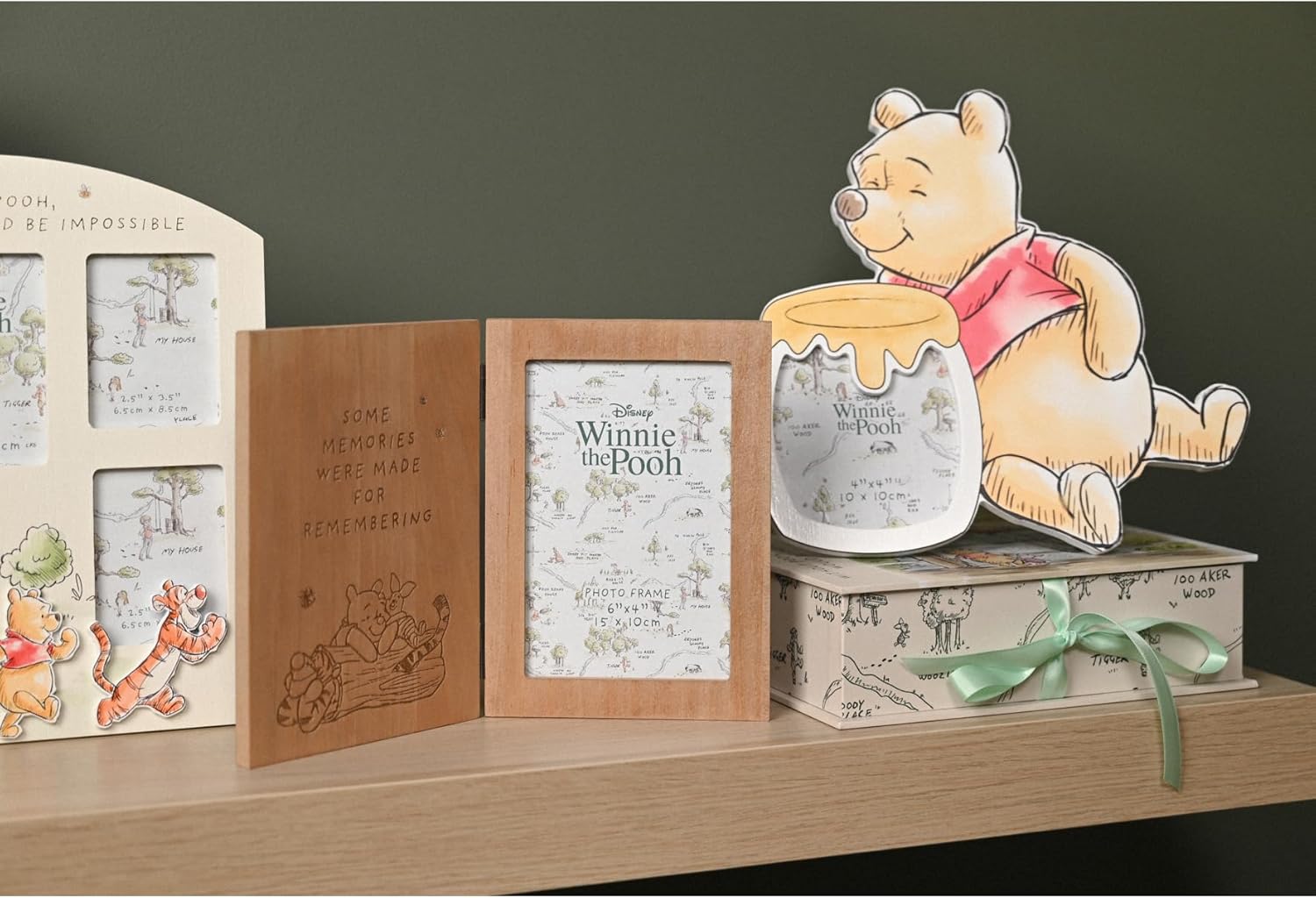 collection of Winnie the Pooh frames