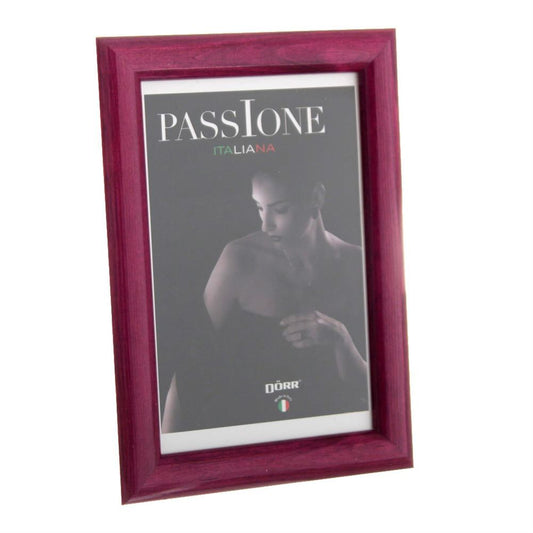 Dorr Guidi Wooden Photo Frame 12x8 - Plum