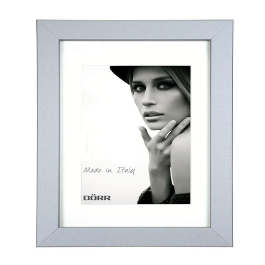 Dorr Bloc Silver 9x7 inch Wood Photo Frame with 7x5 inch insert