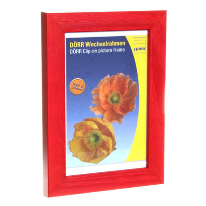 Dorr Hartmut Wooden Photo Frame 12x8 - Red