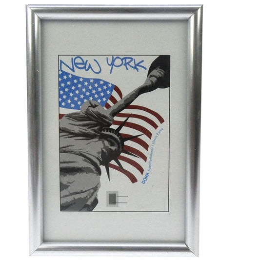 New York 10x8 Photo Frame - Silver