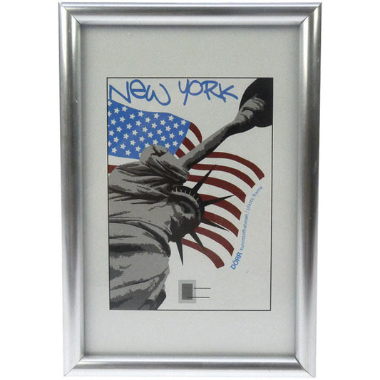 New York Silver 12x8 Photo Frame