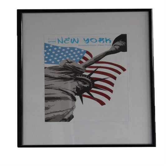 New York 16x16 Photo Frame - Black