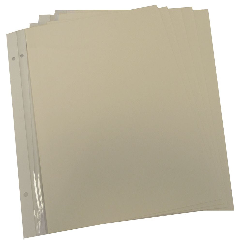 Dorr Refill Photo Album Self-Adhesive Pages - Pack of 5 - 13x9inch