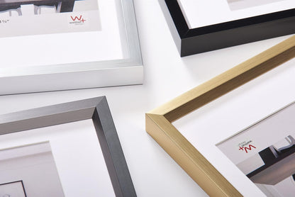 Walther Steel Style Photo Frame Silver 8x8 Inch