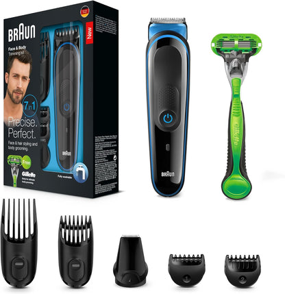 Braun 7 in 1 - Multi Grooming Kit - Hair and Beard Trimmer