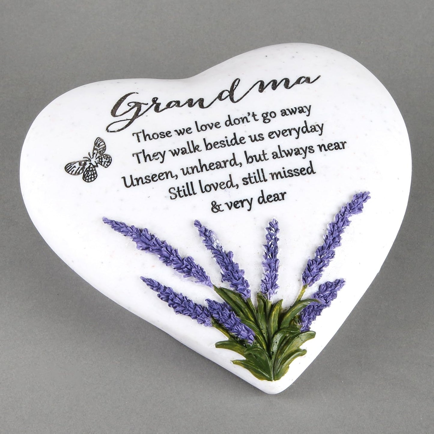 Thoughts Of You Heart Stone Lavender - Grandad