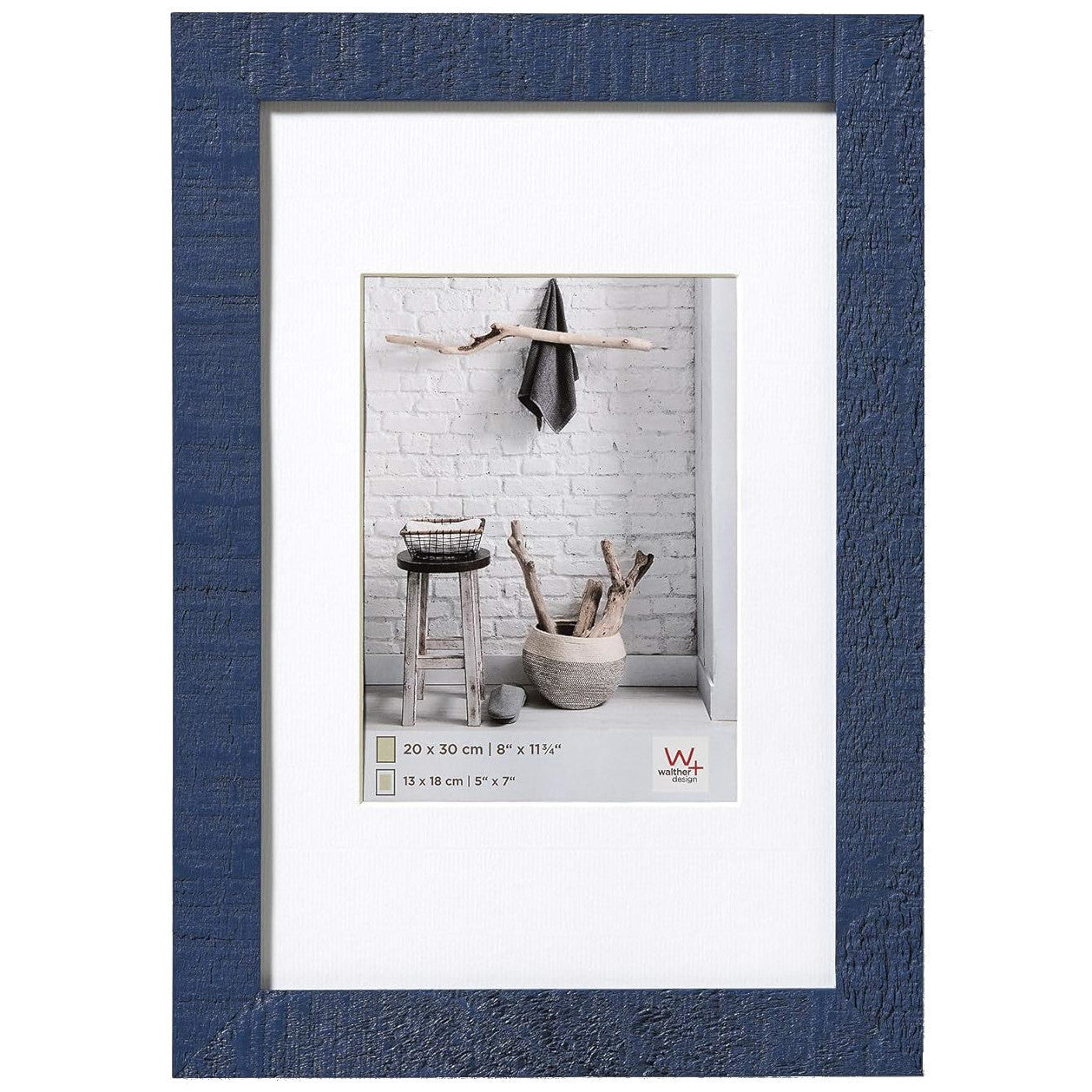 Walther Home Wooden Picture Frame - 17.75x11.75 inch - (Insert 11.75x8 inch) Blue