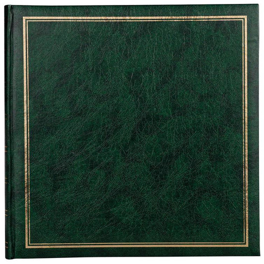 Classic Large Green Traditional Photo Album - 100 Sides