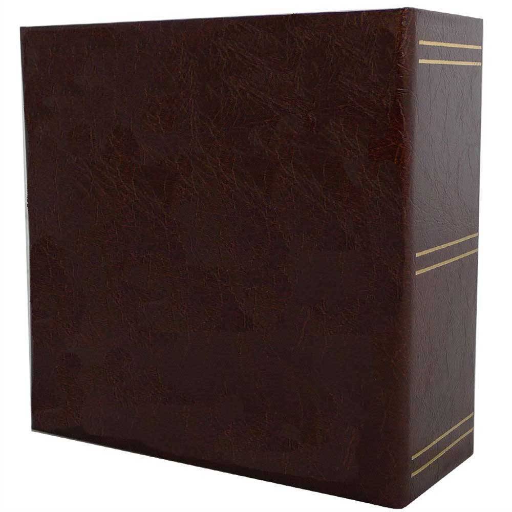 Classic Brown 6x4 Slip-In Photo Album - 200 Photos