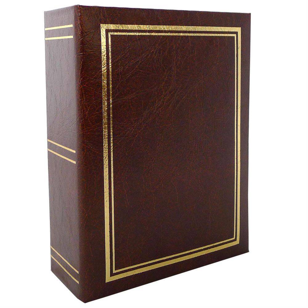 Classic Brown Mini Max 6x4 Slip-In Photo Album - 96 Photos