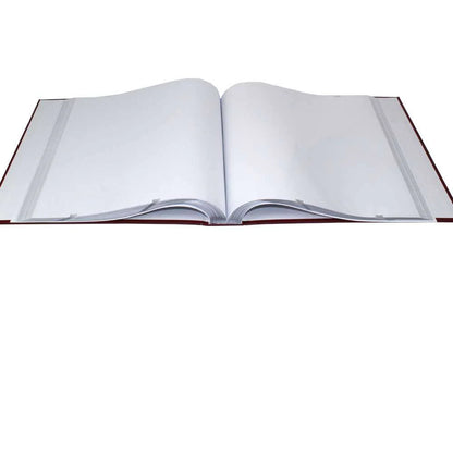 Dorr Classic Self Adhesive Refillable Burgundy Photo Album - 40 Sides Overall Size 13.25x10.5inch