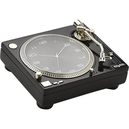 Wm.Widdop Miniature Clock Record Player Black