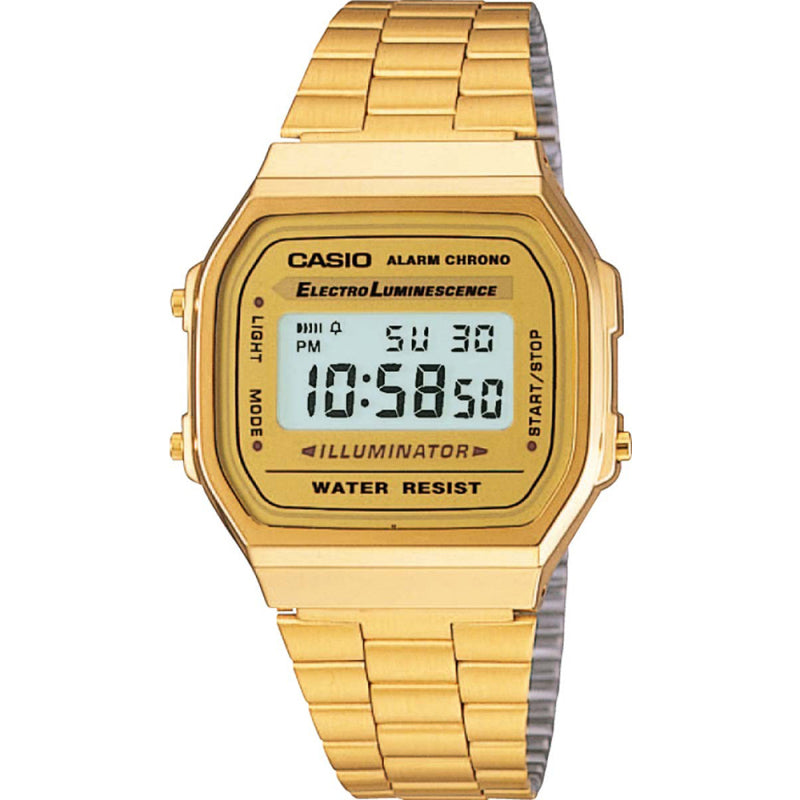 Casio A168WG-9EF Gold Plated Digital Watch