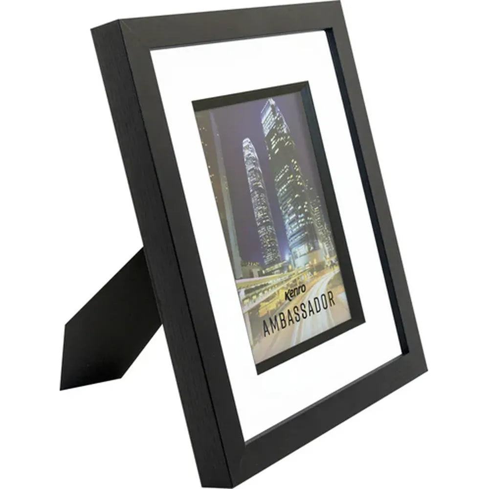 Kenro Ambassador 10x8" Photo Frame - Black