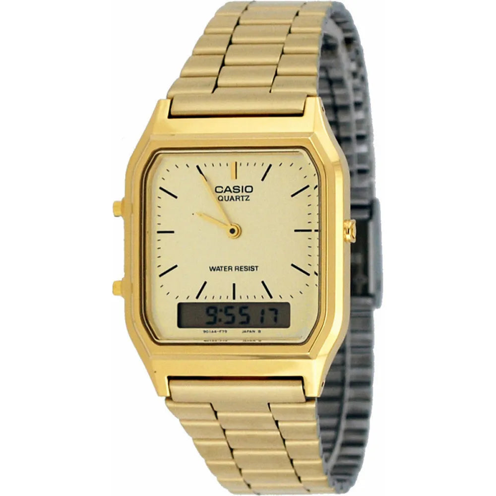 Casio AQ-230GA-9DMQYES Watch - Classic Gold