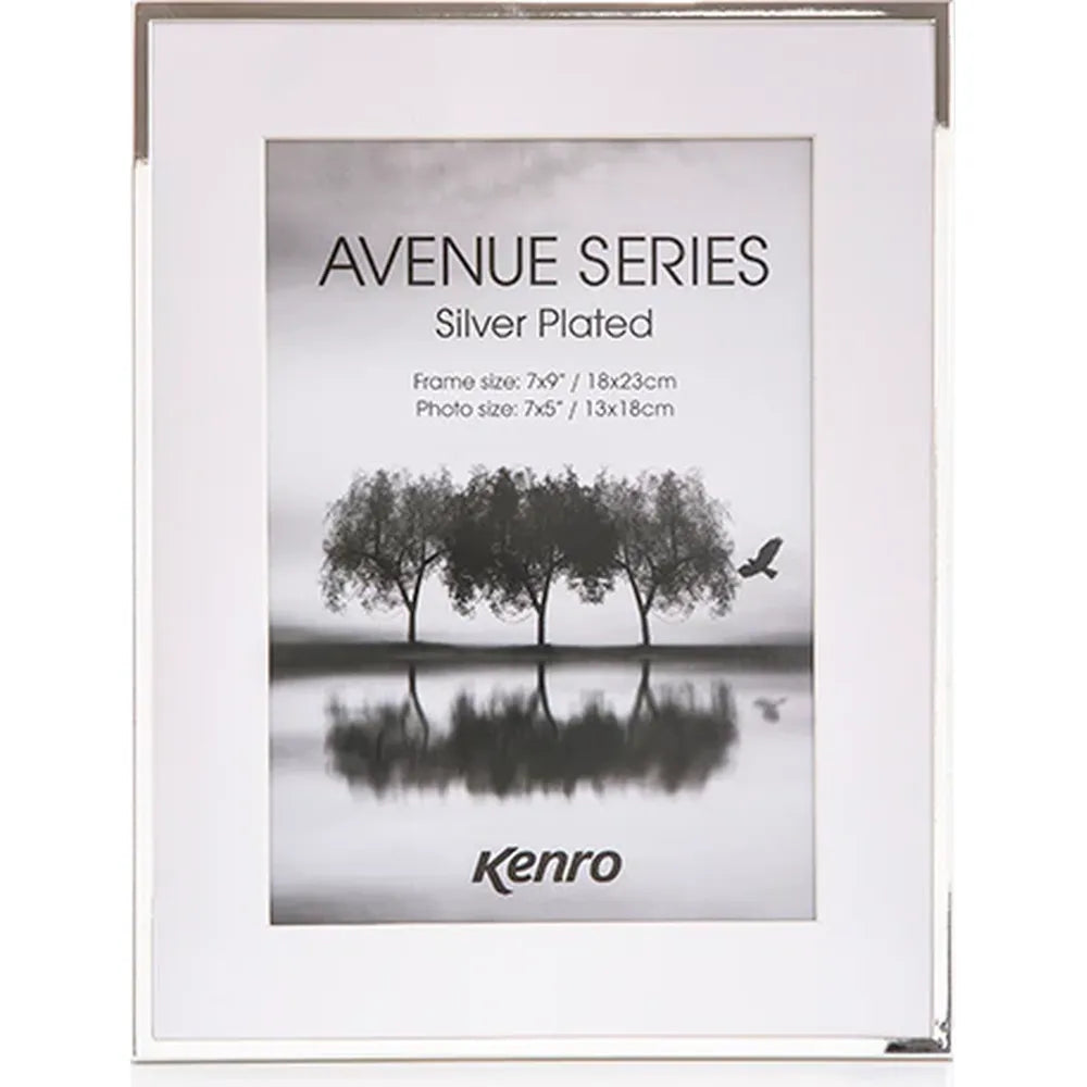 Kenro Avenue Silver Plated 3.5x2.5 Photo Frame
