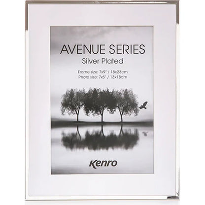 Kenro Avenue Silver Plated 3.5x2.5 Photo Frame