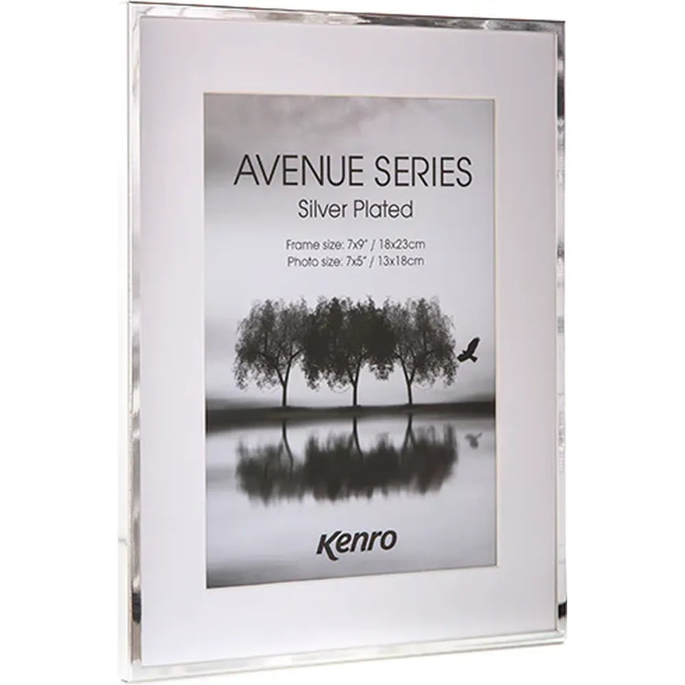 Kenro Avenue Silver Plated 3.5x2.5 Photo Frame