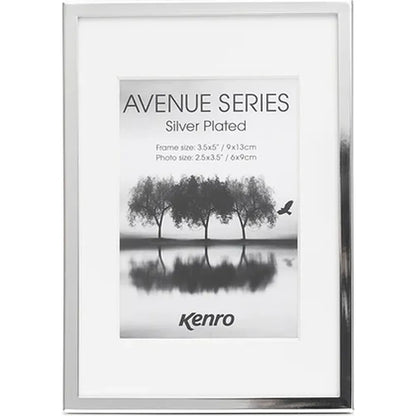 Kenro Avenue Silver Plated 3.5x2.5 Photo Frame