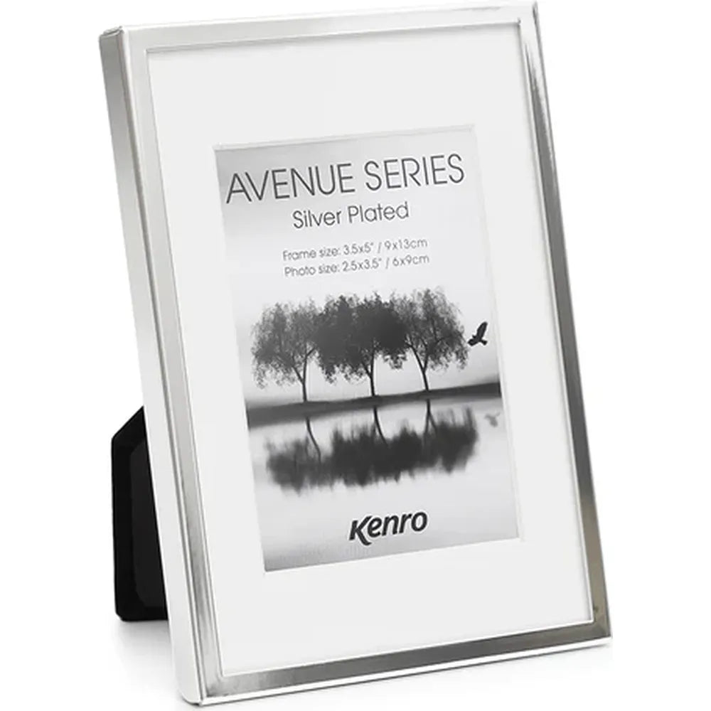 Kenro Avenue Silver Plated 3.5x2.5 Photo Frame