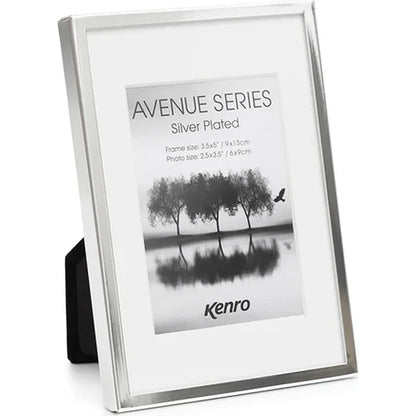 Kenro Avenue Silver Plated 3.5x2.5 Photo Frame