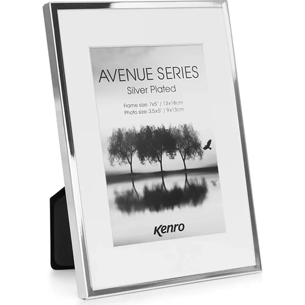 Kenro Avenue Silver Plated 6x4 Photo Frame