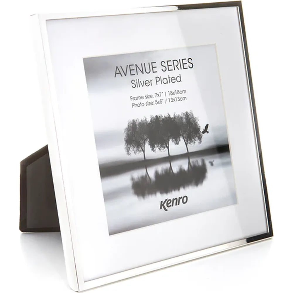 Kenro Avenue Silver Plated 4x4 Photo Frame