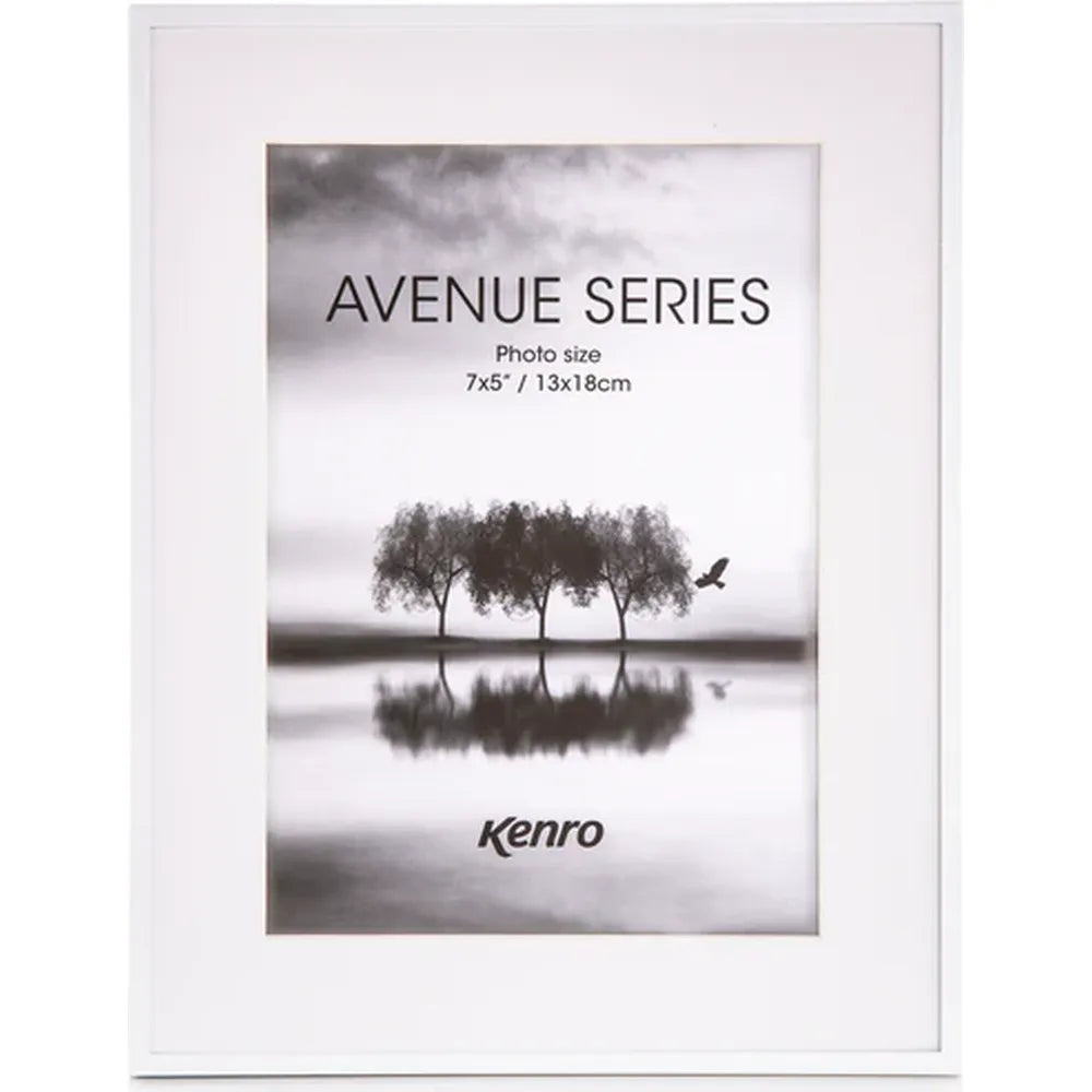 Kenro Avenue Photo Frame - White