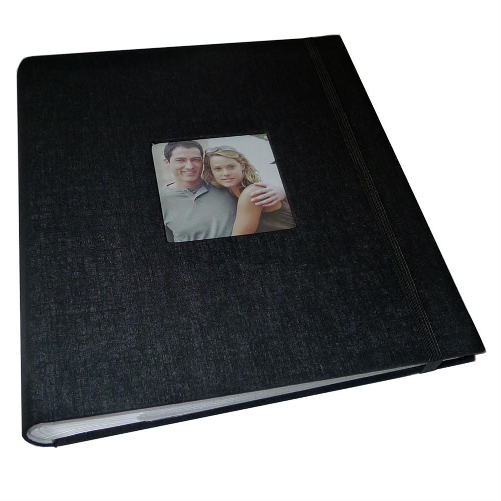 Aztec Black Slip-In Photo Album - Holds 200 7x5 Inch Photos