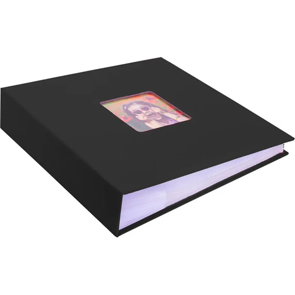 Aztec Black Slip In 7x5 Photo Album - 200 Photos
