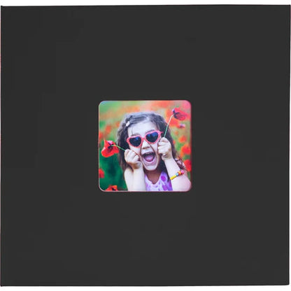 Aztec Black Slip In 7x5 Photo Album - 200 Photos