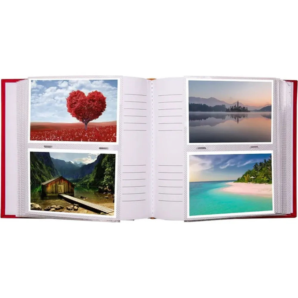 Aztec Black Slip In 7x5 Photo Album - 200 Photos