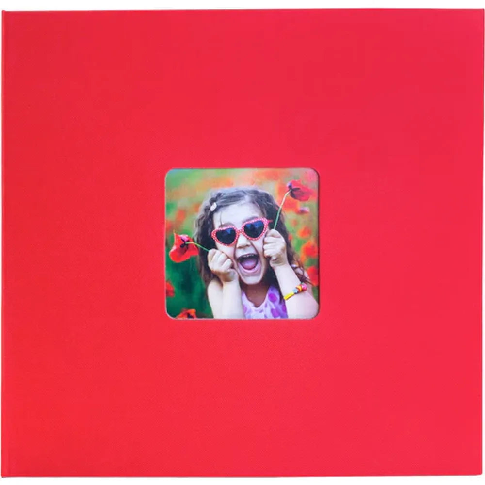 Kenro Aztec Memo Album for 200 6x4" Photos - Red